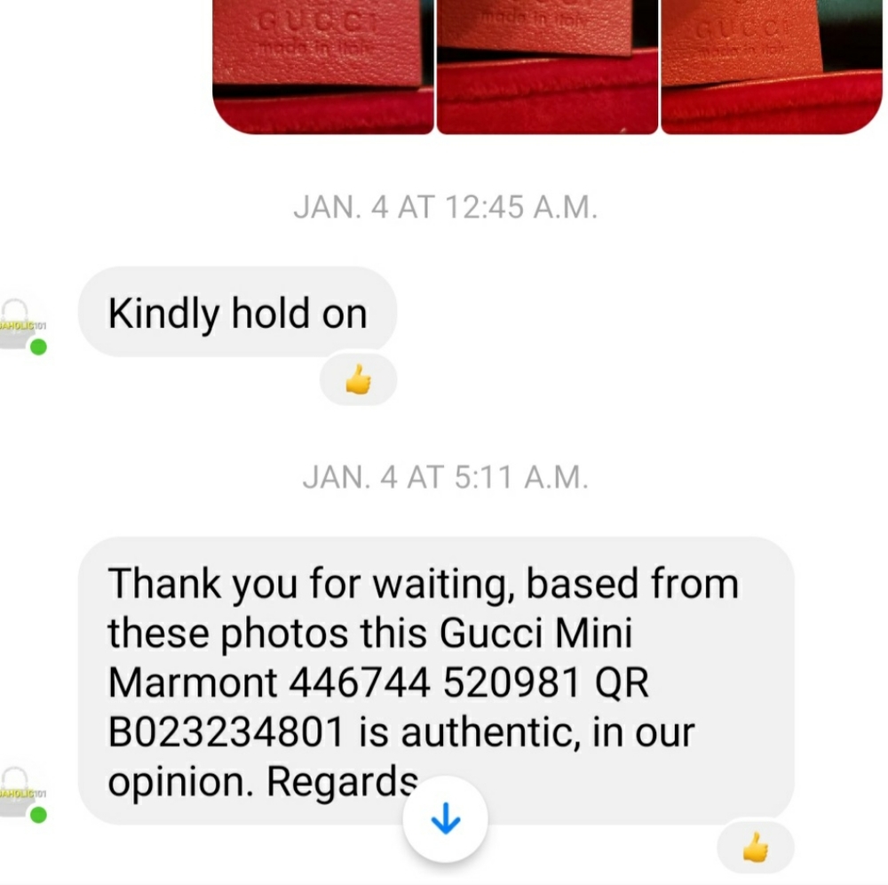 ❌SOLD❌GUCCI Marmont Red Velvet Bag - Picture 15 of 15